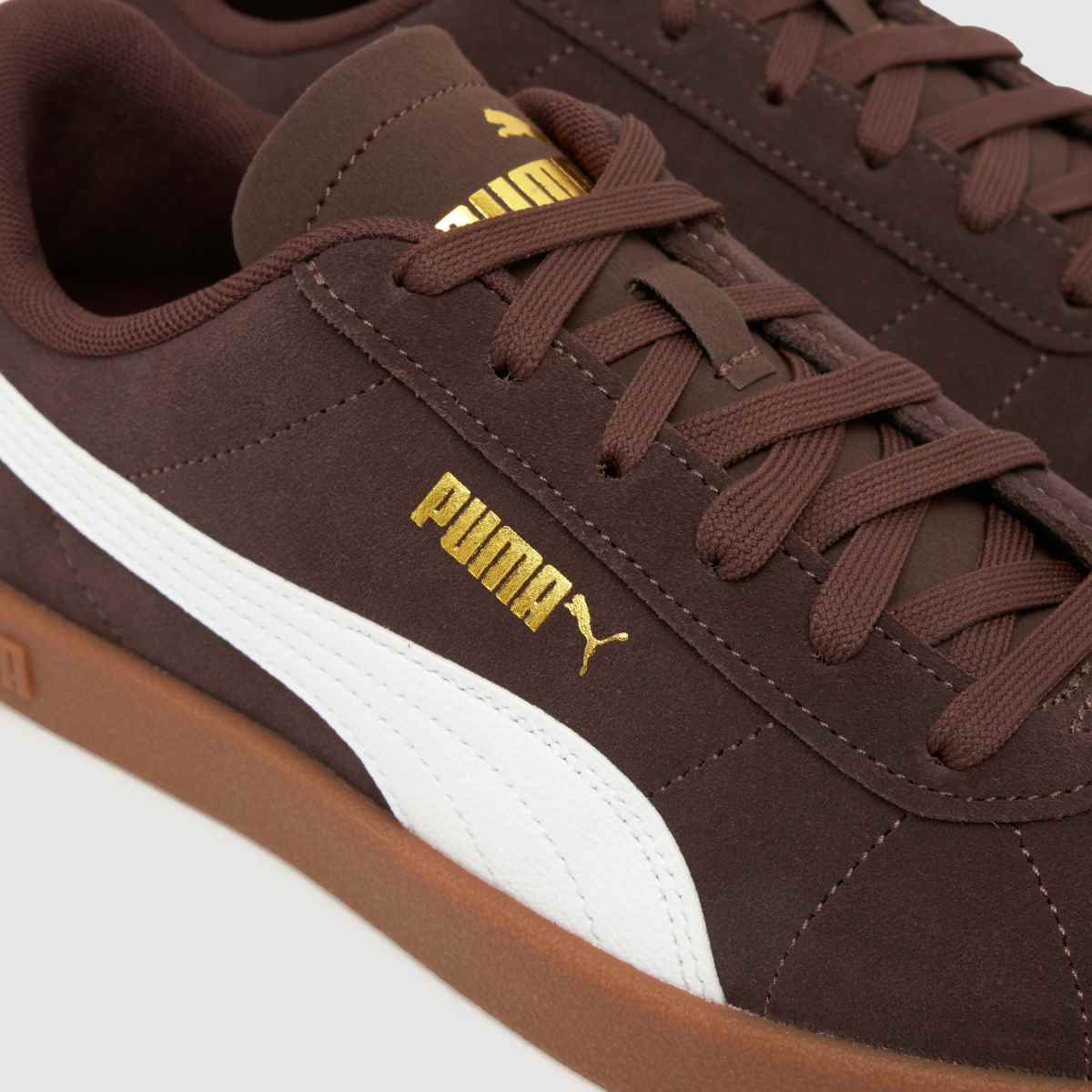 PUMA Club II Era in Brown & White PUMA Club II Era 4