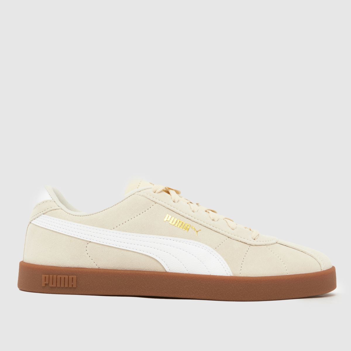 PUMA Club II Era Trainers in Beige Multi
