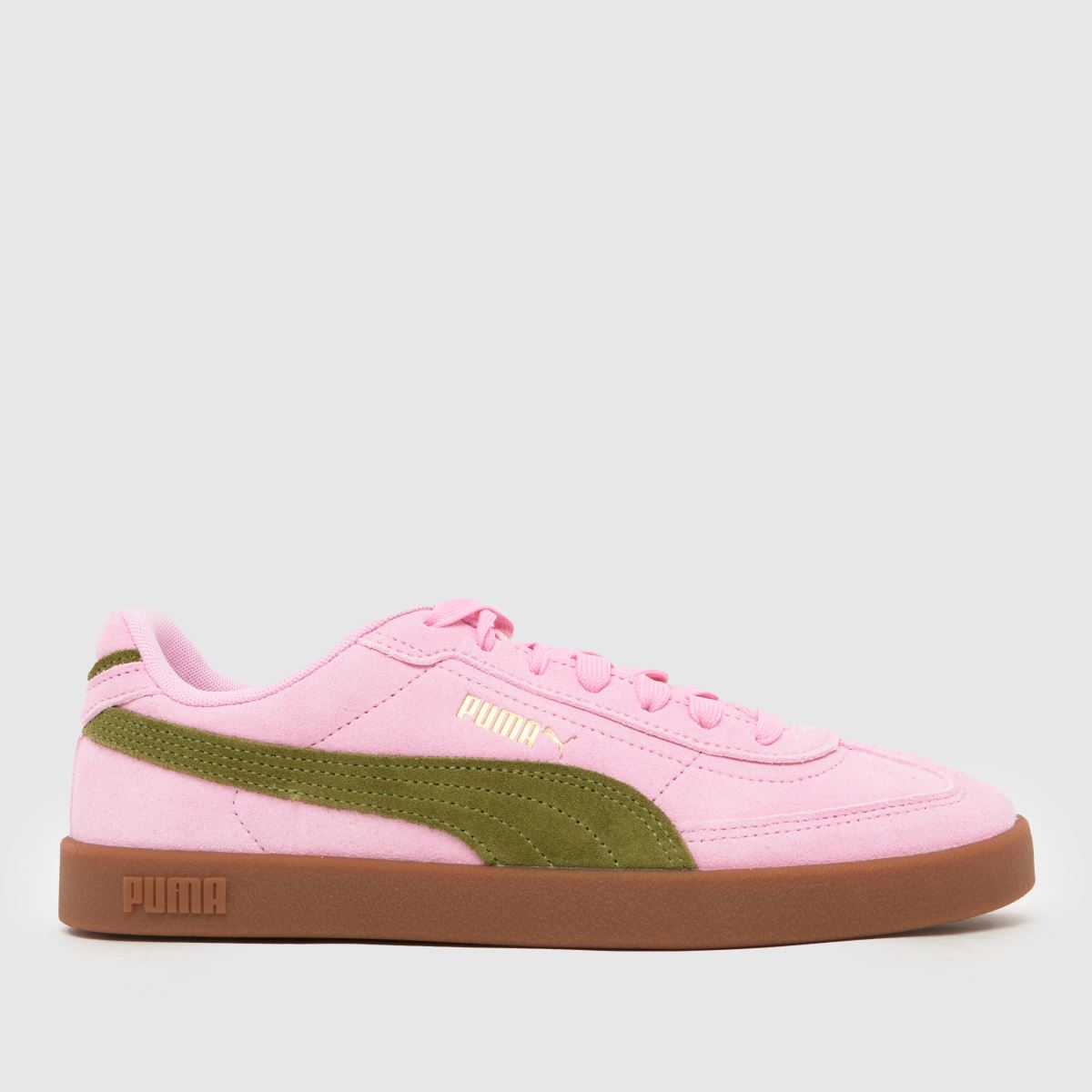 PUMA Club II Era Trainers in Pink Multi