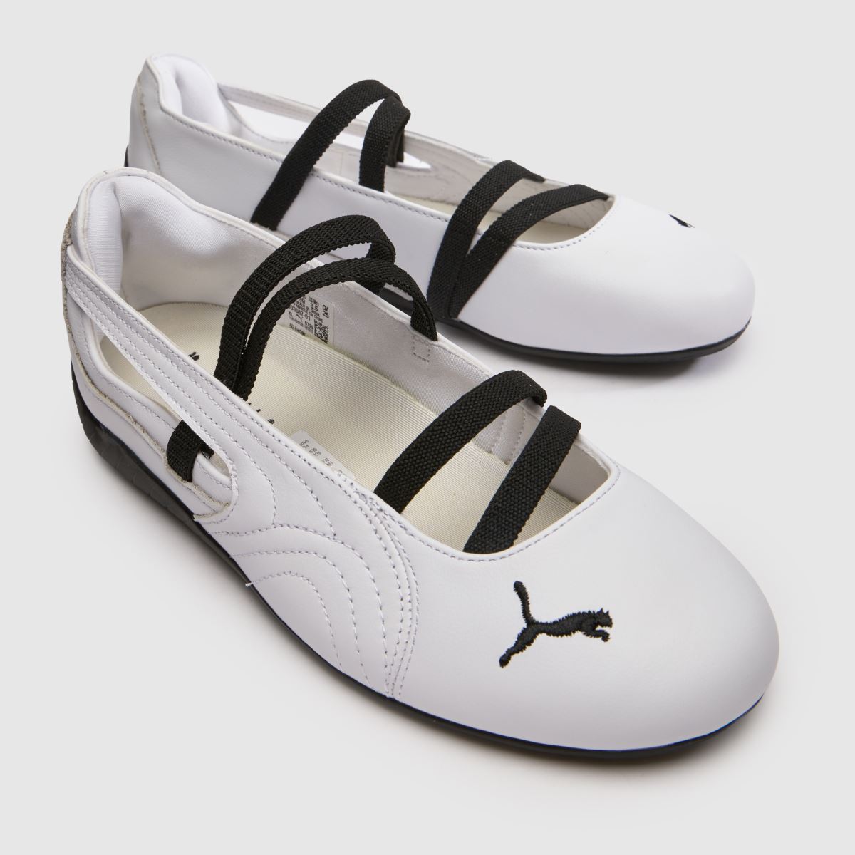 PUMA Speedcat Ballet in White & Black PUMA Speedcat Ballet 4