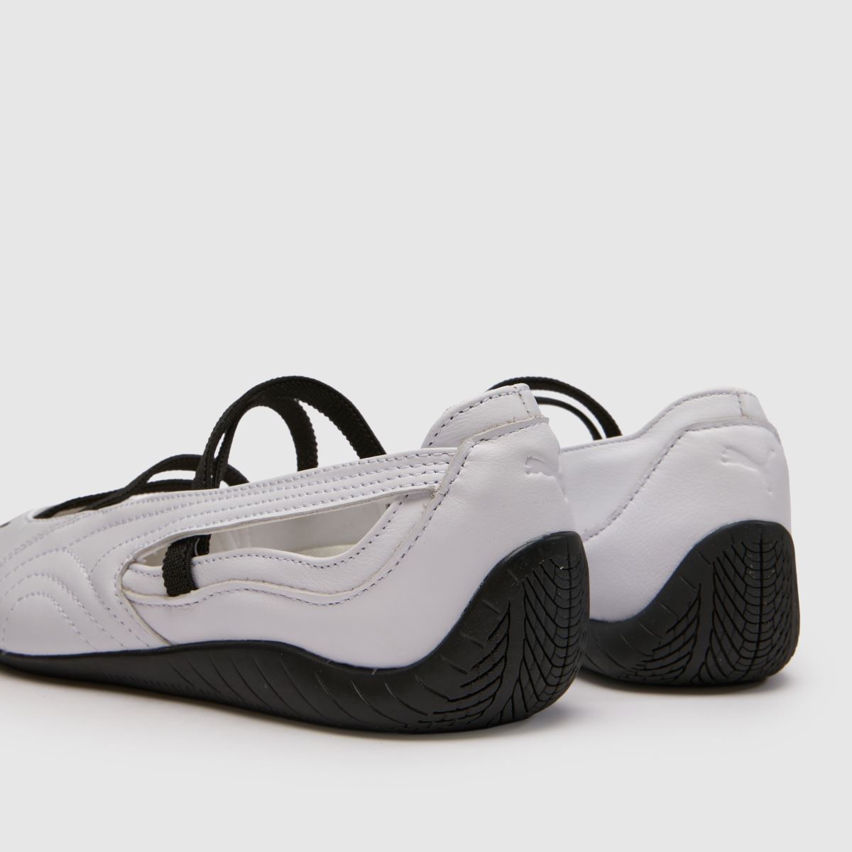 PUMA Speedcat Ballet in White & Black PUMA Speedcat Ballet 7
