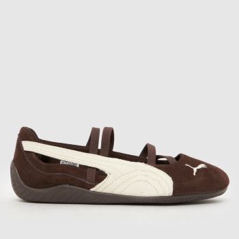 PUMA Brown Speedcat Ballet Womens Trainers