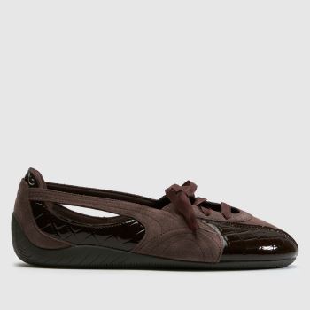 PUMA Dark Brown Speedcat Ballet Womens Trainers
