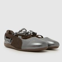 PUMA Speedcat Ballet in Brown & Grey PUMA Speedcat Ballet,2 of 4