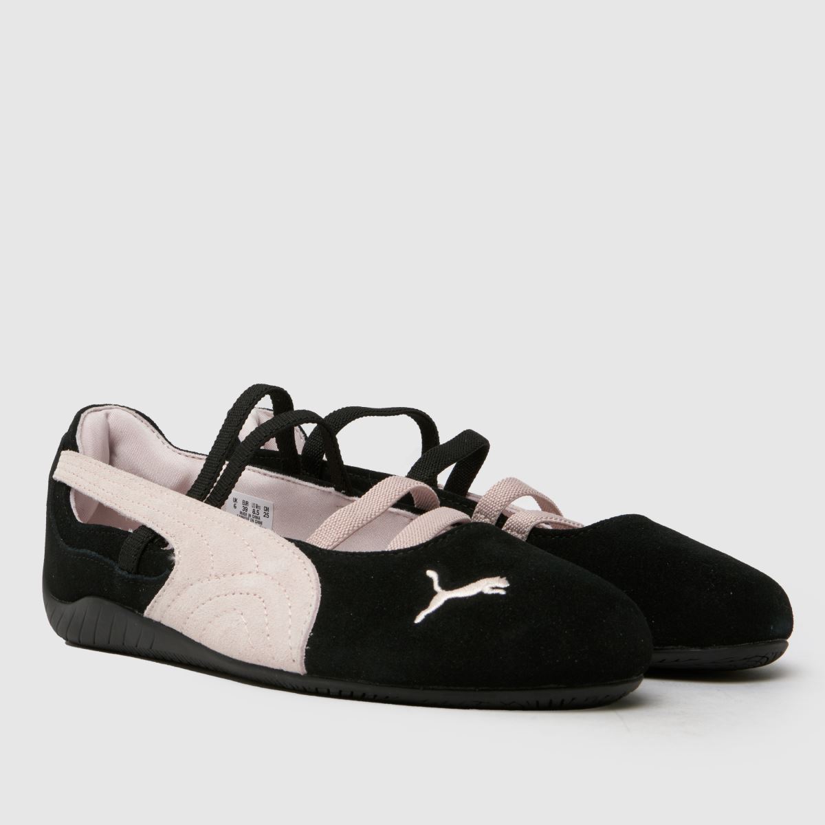 PUMA Speedcat Ballet in Black & pink puma Speedcat Ballet 3