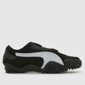 PUMA Black & Silver Mostro Womens Trainers