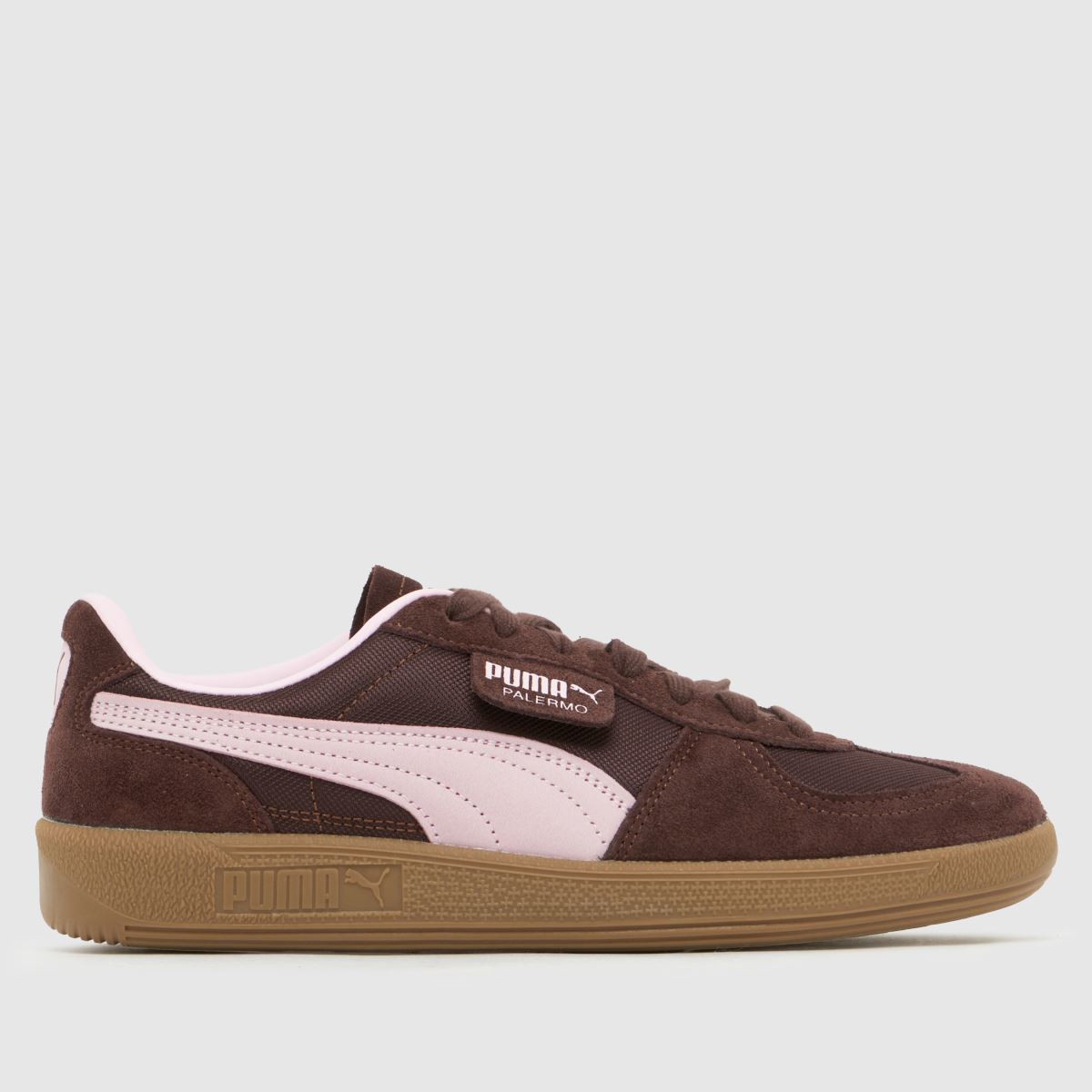PUMA Palermo Trainers in Brown Multi