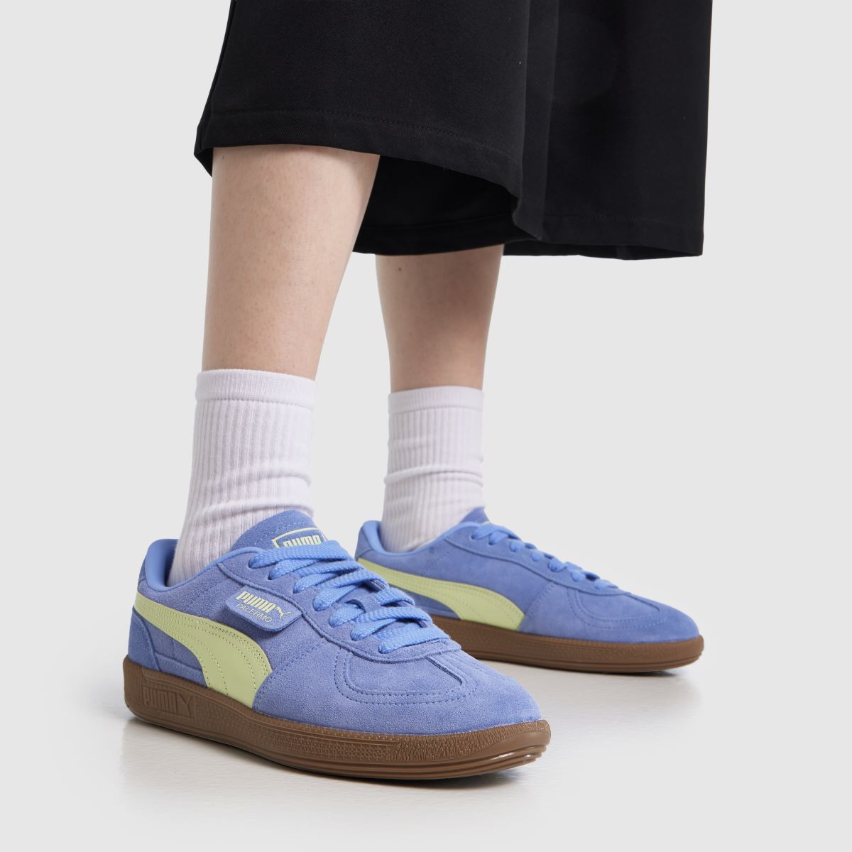 Damen PUMA Blau Palermo Sneaker PUMA Palermo 8