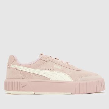 PUMA Pale Pink Carina Mia Womens Trainers