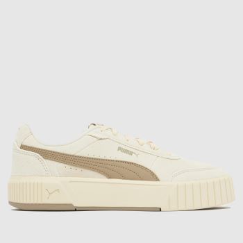 PUMA Off-White Multi Carina Mia Womens Trainers