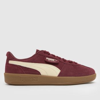 PUMA Burgundy Palermo Womens Trainers