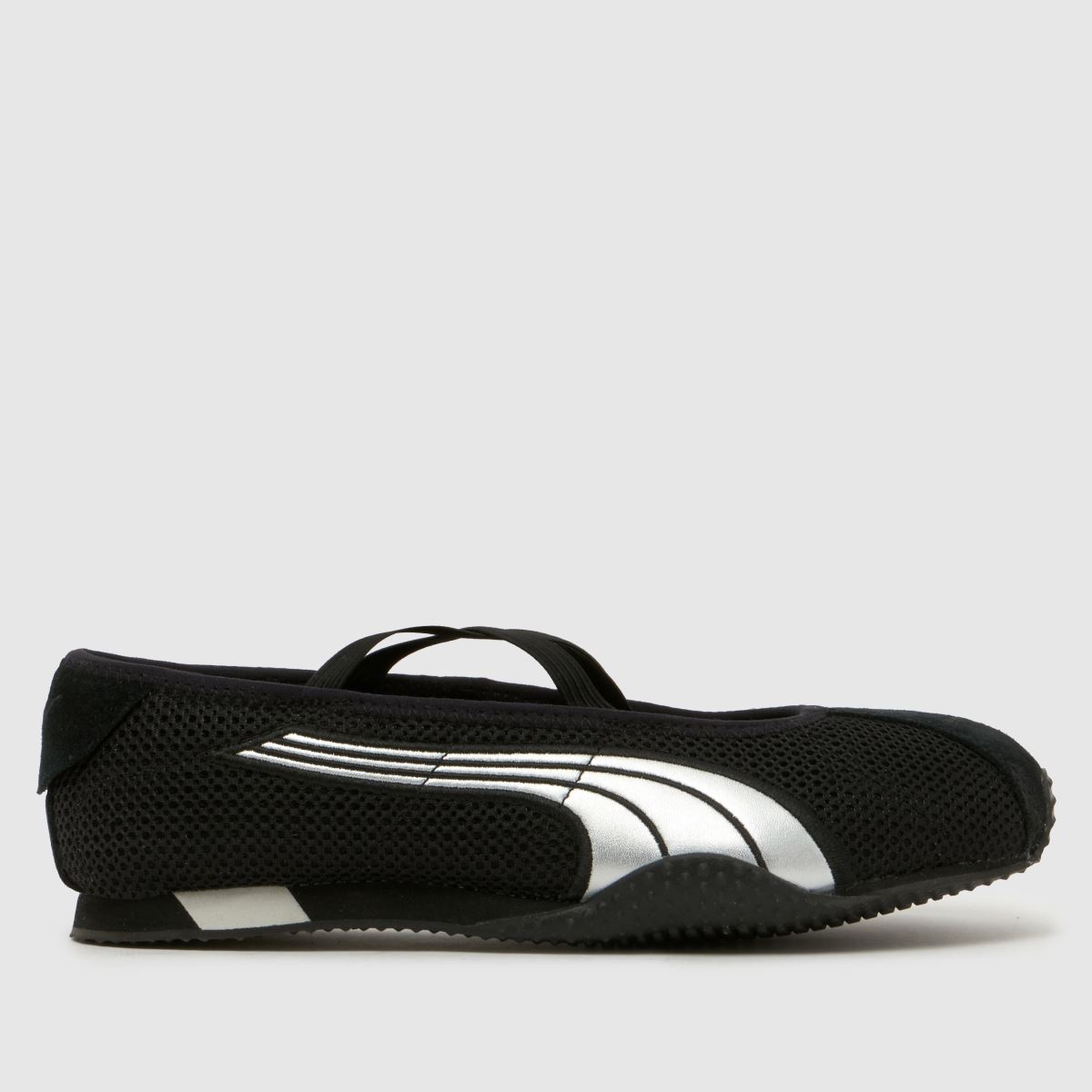 PUMA H-Street Ballet Trainers in Black & Silver