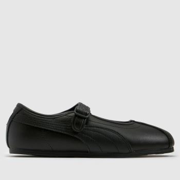 PUMA Black Tacklette Womens Trainers