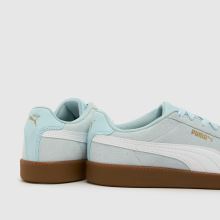 PUMA Club LT in White & Pl Blue PUMA Club LT,4 of 4