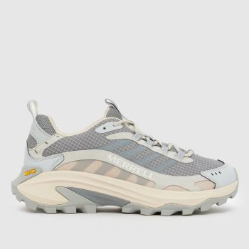 Merrell Grey Multi Moab Speed 2 Womens Trainers