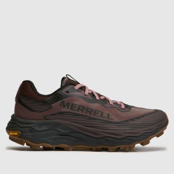 Merrell Burgundy Agility Peak 6 Womens Trainers