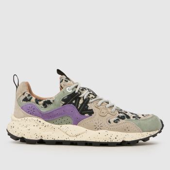 FLOWER MOUNTAIN Black & Grey Yamano 3 Womens Trainers