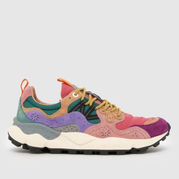 FLOWER MOUNTAIN Pink Multi Yamano 3 Womens Trainers