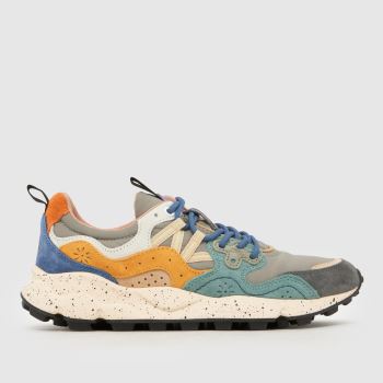FLOWER MOUNTAIN Grey Multi Yamano 3 Womens Trainers
