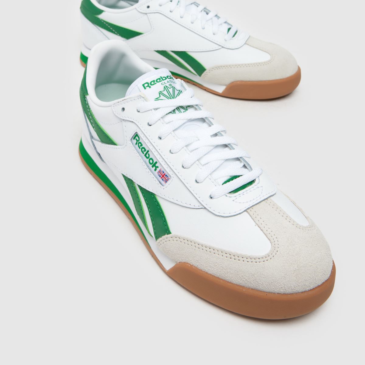 Damen Weiß-grün Reebok Campio Xt Sneaker schuh