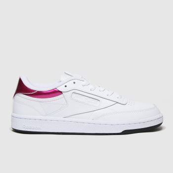 Reebok white & pink club c 85 trainers Reebok white & pink club c 85 trainers