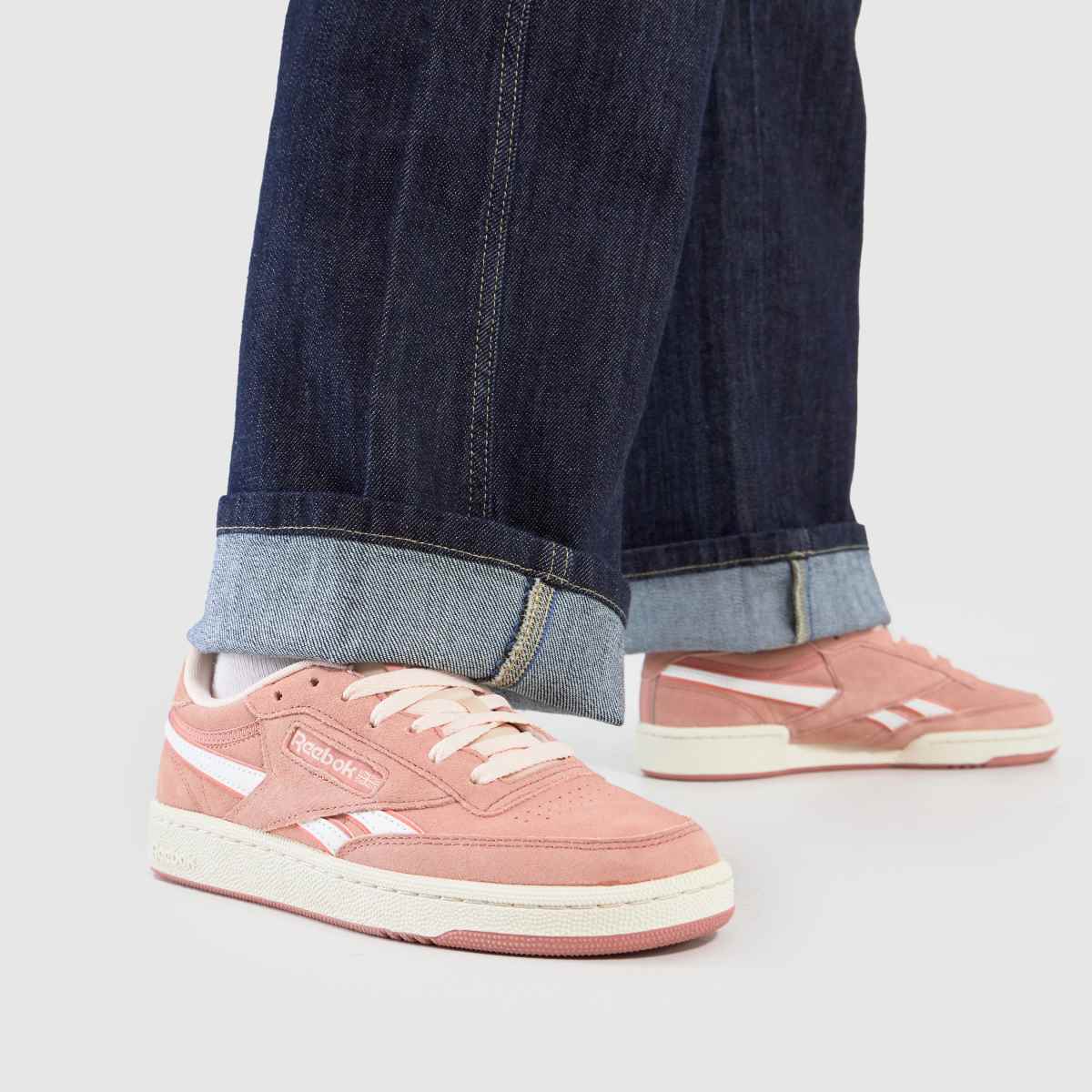 Reebok Club C Revenge in White & Pink Reebok Club C Revenge 8