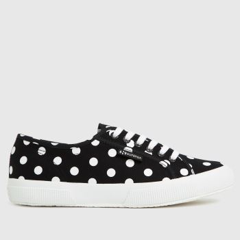 Superga black & white 2750 polkadots trainers Superga black & white 2750 polkadots trainers
