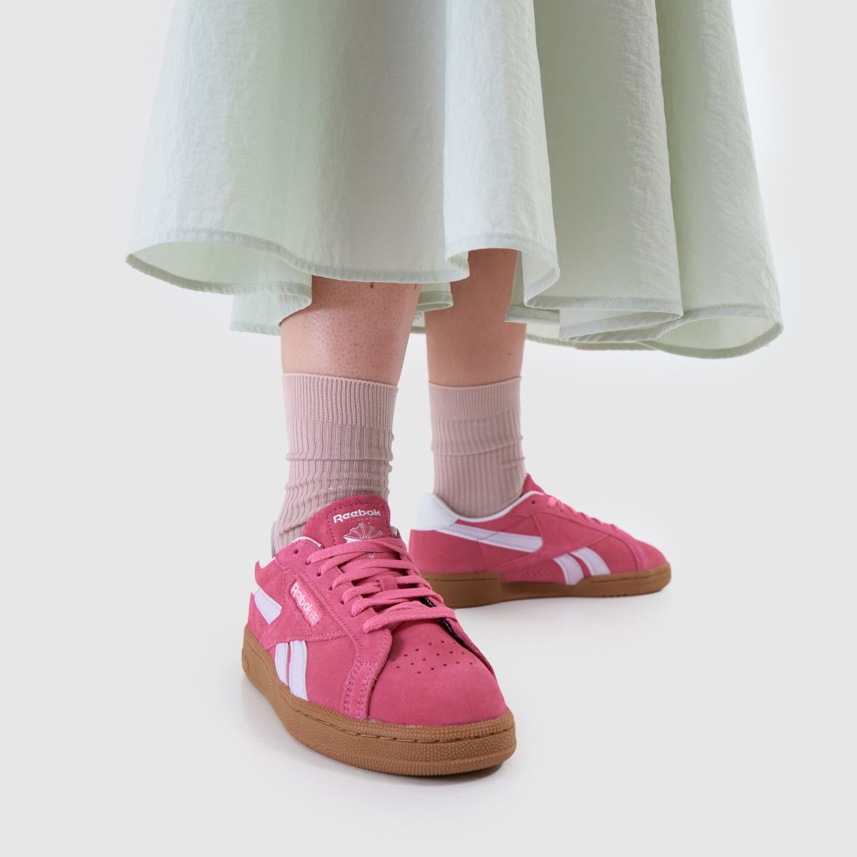 Reebok Club C Grounds in Pink Reebok Club C Grounds 8