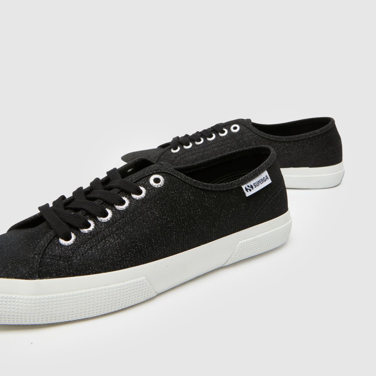 Superga 3750 Jersey Lame in Black Superga 3750 Jersey Lame 7