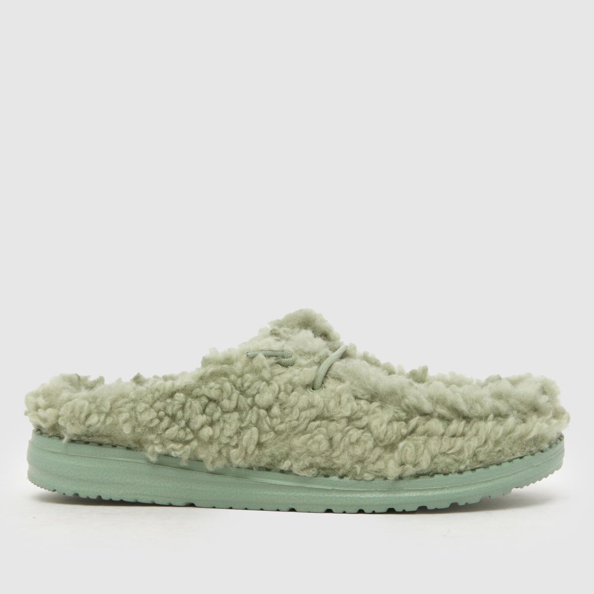 HEYDUDE Wendy Slippers in Light Green