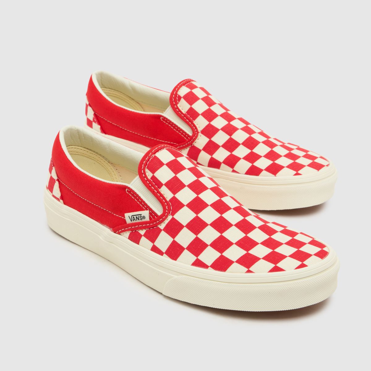Vans Classic Slip-On in Red Multi Vans Classic Slip-On 4