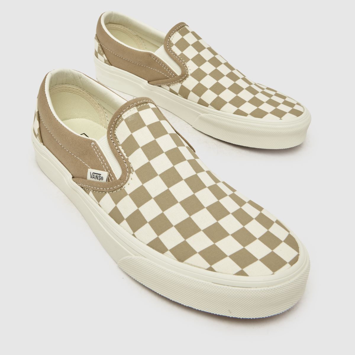Vans Classic Slip-On in Beige Multi Vans Classic Slip-On 4