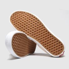 white and rose gold vans