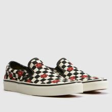 Vans Classic Slip-On in Black & Grey Vans Classic Slip-On,2 of 4