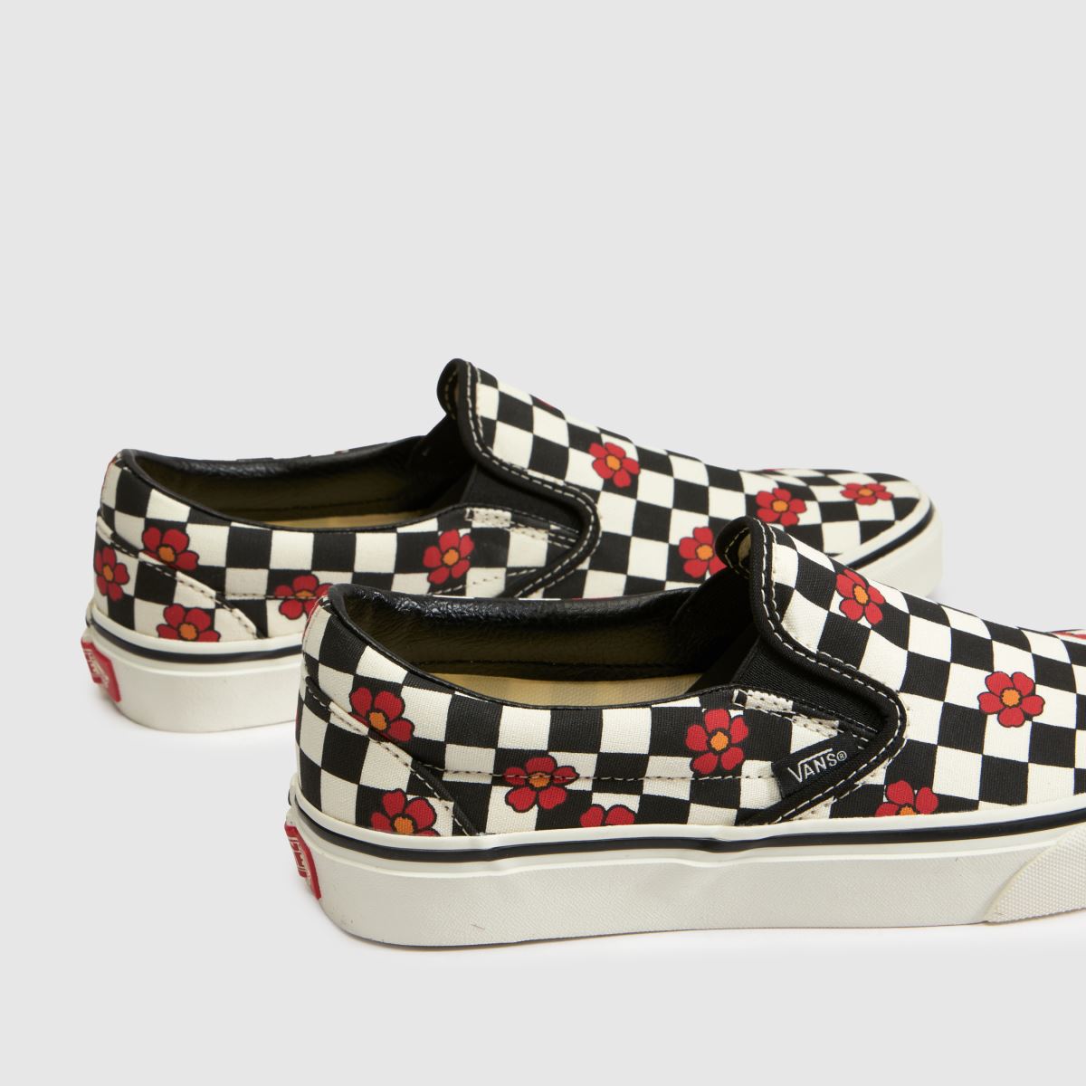 Vans Classic Slip-On in Black & Grey Vans Classic Slip-On 4