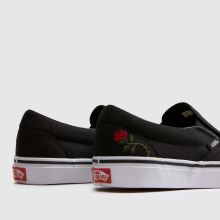 Vans Classic Slip-On in Black & Red Vans Classic Slip-On,4 of 4
