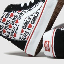 vans with red heart