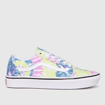 Vans multi comfycush old skool tie dye trainers Vans multi comfycush old skool tie dye trainers