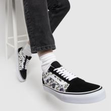 old skool floral platform sneaker