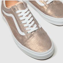vans bronze old skool trainers