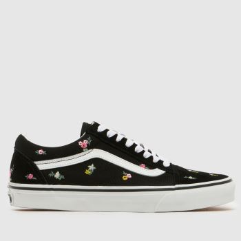 Vans Black Multi Old Skool Womens Trainers