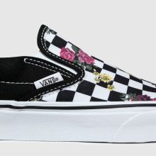 Damen vans Schwarz pink Classic Slip on Sneaker Damen vans Schwarz pink Classic Slip on Sneaker