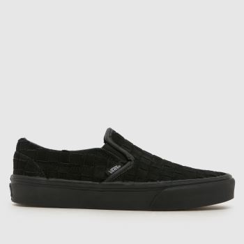 Vans Black Classic Slip-On Womens Trainers