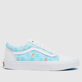 Vans white & pl blue spongebob old skool trainers Vans white & pl blue spongebob old skool trainers