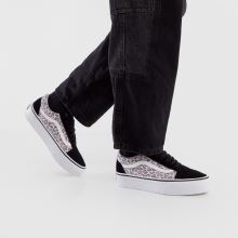 old skool platform leopard vans