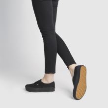 black vans platform black vans platform