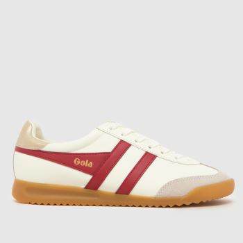 Gola White & Red Torpedo Womens Trainers