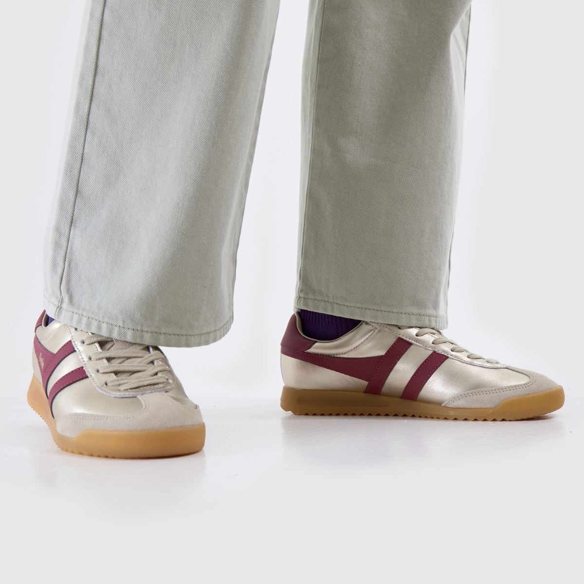 Damen Gola Gold Torpedo Glimmer Sneaker Gola Torpedo Glimmer 8