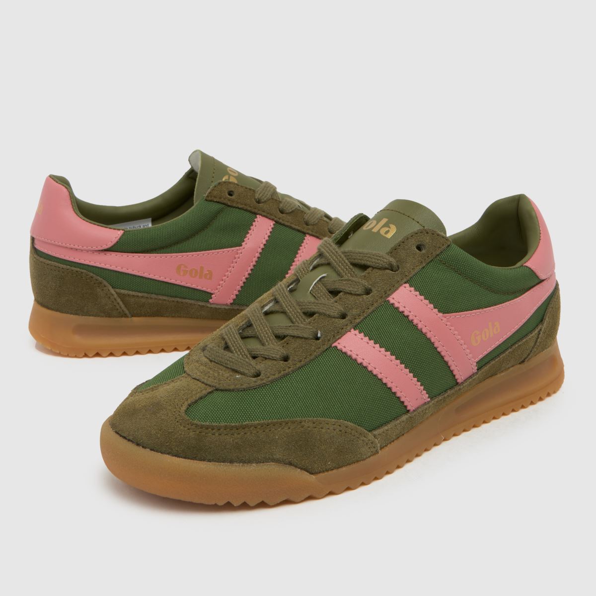 Womens Green Multi Gola Tornado Trainers schuh