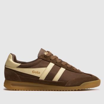 Gola Dark Brown Tornado Womens Trainers